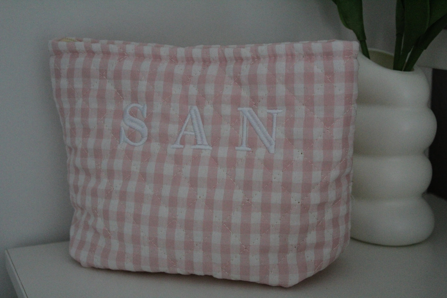 Personalized toiletry bag